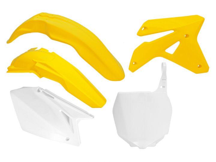 R-TECH OEM STYLE YELLOW/WHITE PLASTIC KIT/5 SUZUKI RM-Z450 2007