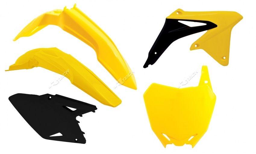 R-TECH OEM STYLE YELLOW PLASTIC KIT/5 SUZUKI RM-Z450 2008-2017