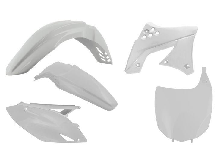 R-TECH WHITE PLASTIC KIT/5 KAWASAKI KX250F 2009-2012
