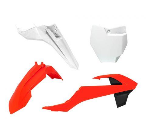 R-TECH OEM 16-18 STYLE PLASTIC KIT/4 KTM SX65 2016-2023, GAS GAS MC65 2021-2023