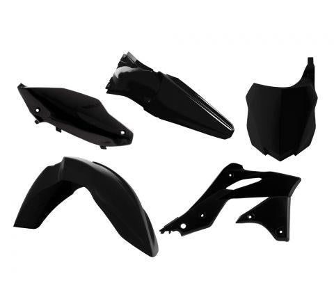 R-TECH BLACK PLASTIC KIT/5 KAWASAKI KX250F 2013-2016