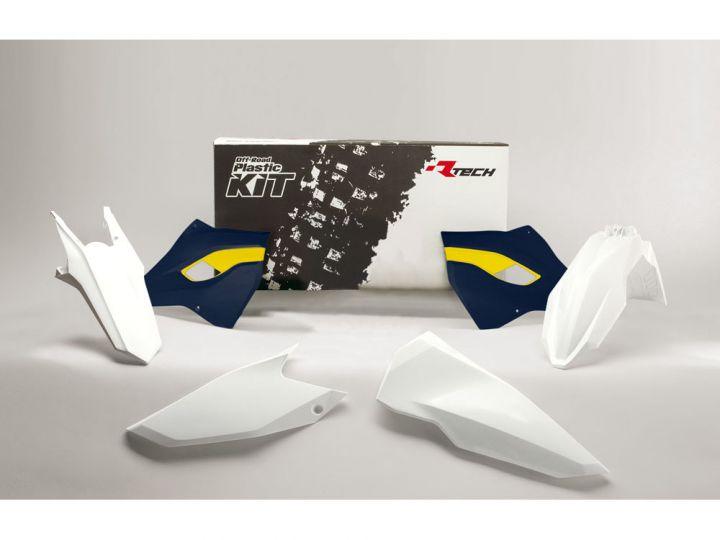 R-TECH OEM 16 STYLE PLASTIC KIT4 HUSQVARNA TE125-300, FE250-450 2015-2016