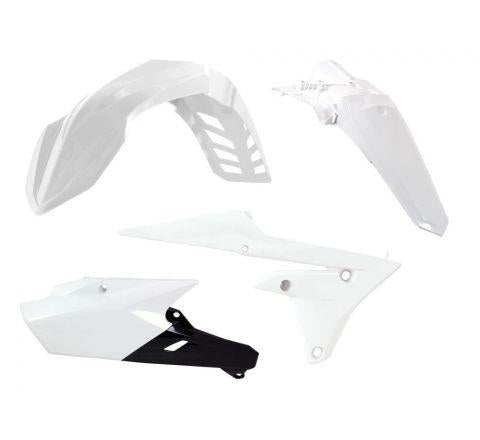R-TECH WHITE PLASTIC KIT/4 YAMAHA WR250F 2015-2019, WR450F 2016-2018