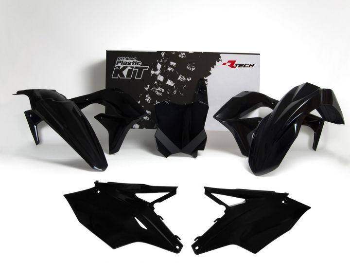 R-TECH BLACK PLASTIC KIT/5 KAWASAKI KX450F 2016-2018
