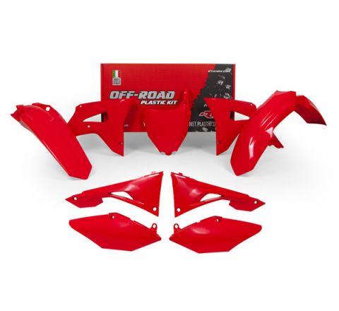 R-TECH RED PLASTIC KIT HONDA CRF450R 2017-2018, CRF250R 2018