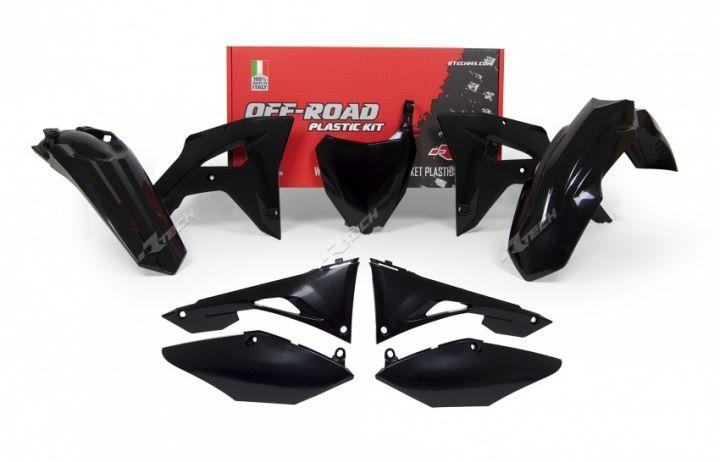 R-TECH BLACK PLASTIC KIT/6HONDA CRF250RX 2019, CRF450RX 2017-2018
