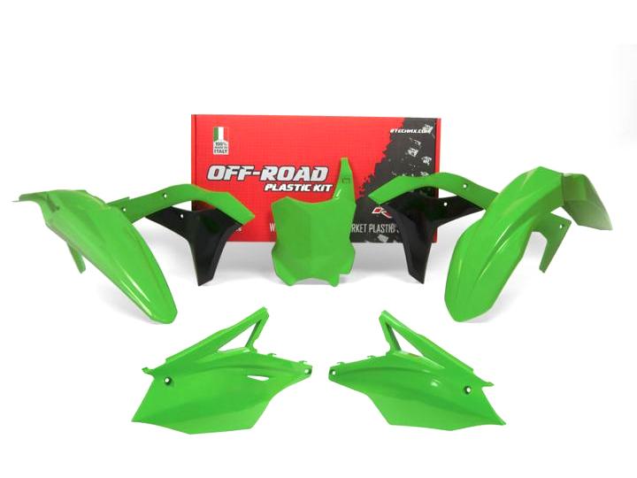 R-TECH GREEN PLASTIC KIT/5 KAWASAKI KX250F 2017-2020