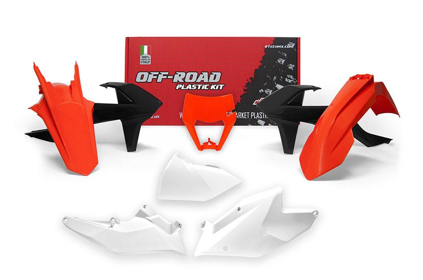 R-TECH OEM STYLE PLASTIC KIT/6 KTM EXC/EXC-F 250-500 17-19, XC-W 125/150 17-19