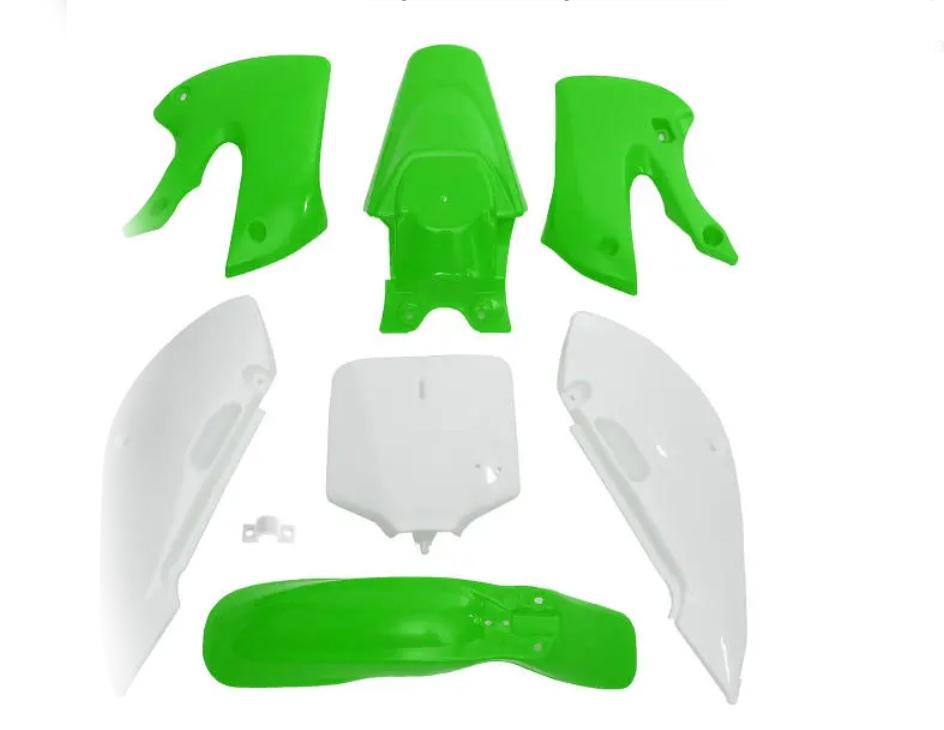 FIR OEM GREEN PLASTIC KIT KAWASAKI KLX 110 2002-2020