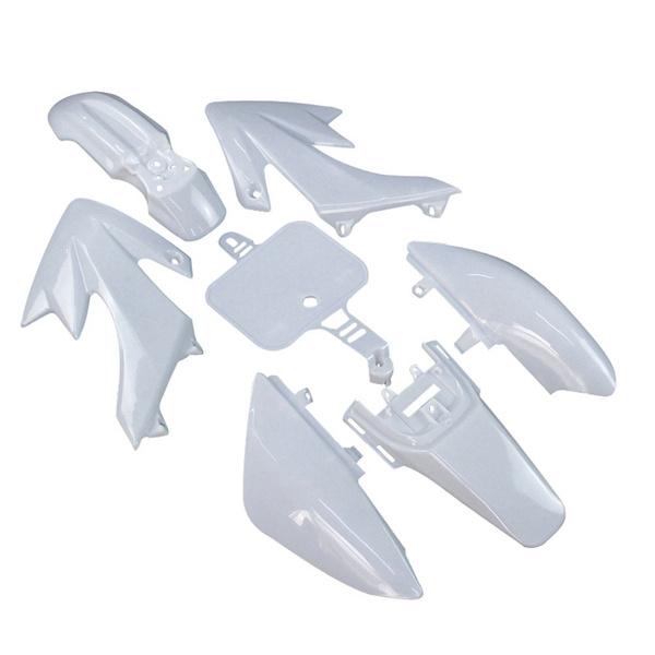 FIR WHITE PLASTIC KIT HONDA XR/CRF50 STYLE/PITBIKE