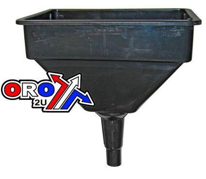 12" LARGE BLACK FUNNEL WITH FILTER