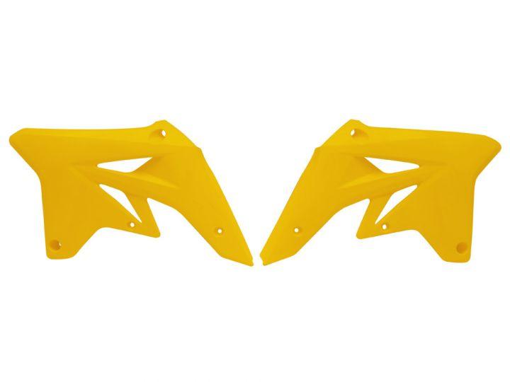 R-TECH YELLOW RADIATOR SCOOPS SUZUKI RM-Z250 2007-2009