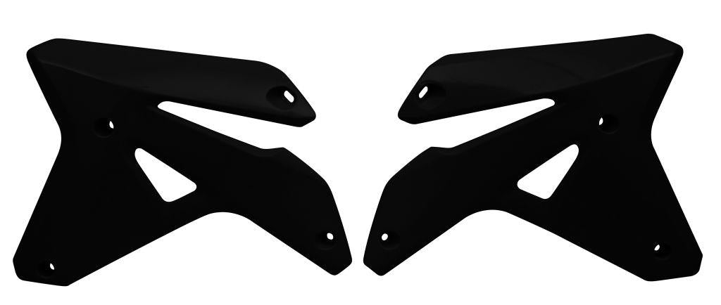 R-TECH BLACK RADIATOR SCOOPS SUZUKI RM-Z450 2007