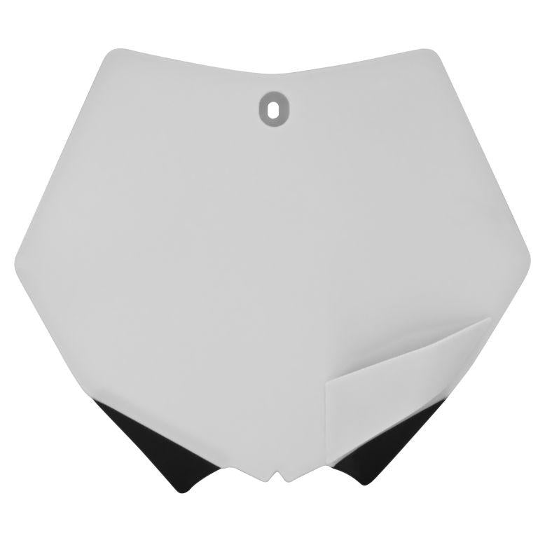 R-TECH WHITE FRONT PLATE KTM SX/SX-F 2007-2012