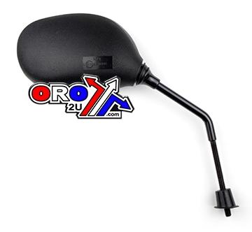 UNIVERSAL RIGHT OVAL BLACK MIRROR
