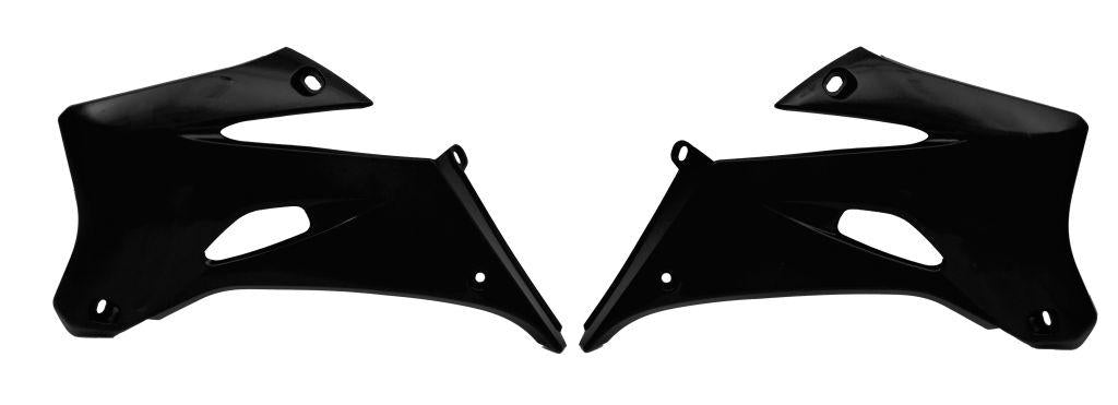 R-TECH BLACK RADIATOR SCOOPS YAMAHA WR250F 2007-2014, WR450F 2007-2011