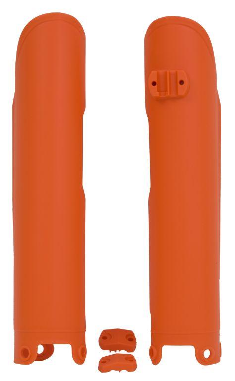 R-TECH ORANGE FORK GUARDS KTM SX/SX-F/EXC 00-07, LC4/SMC/DUKE 620-660 03-07