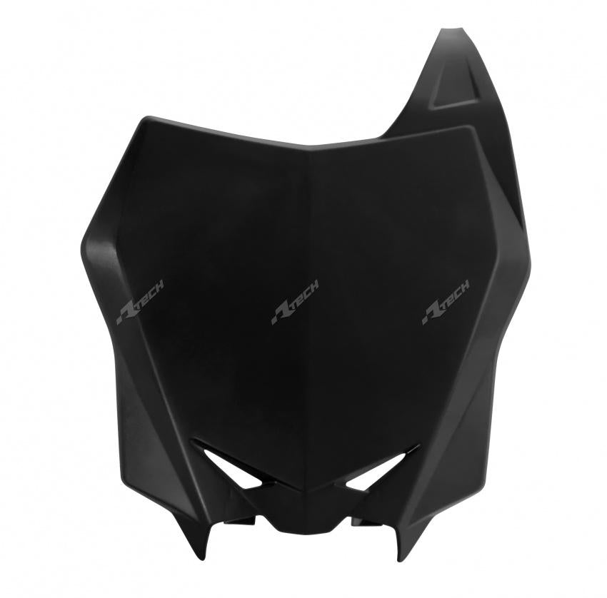 R-TECH BLACK FACTORY FRONT PLATE SUZUKI RM-Z250 2010-2018, RM-Z450 2008-2017