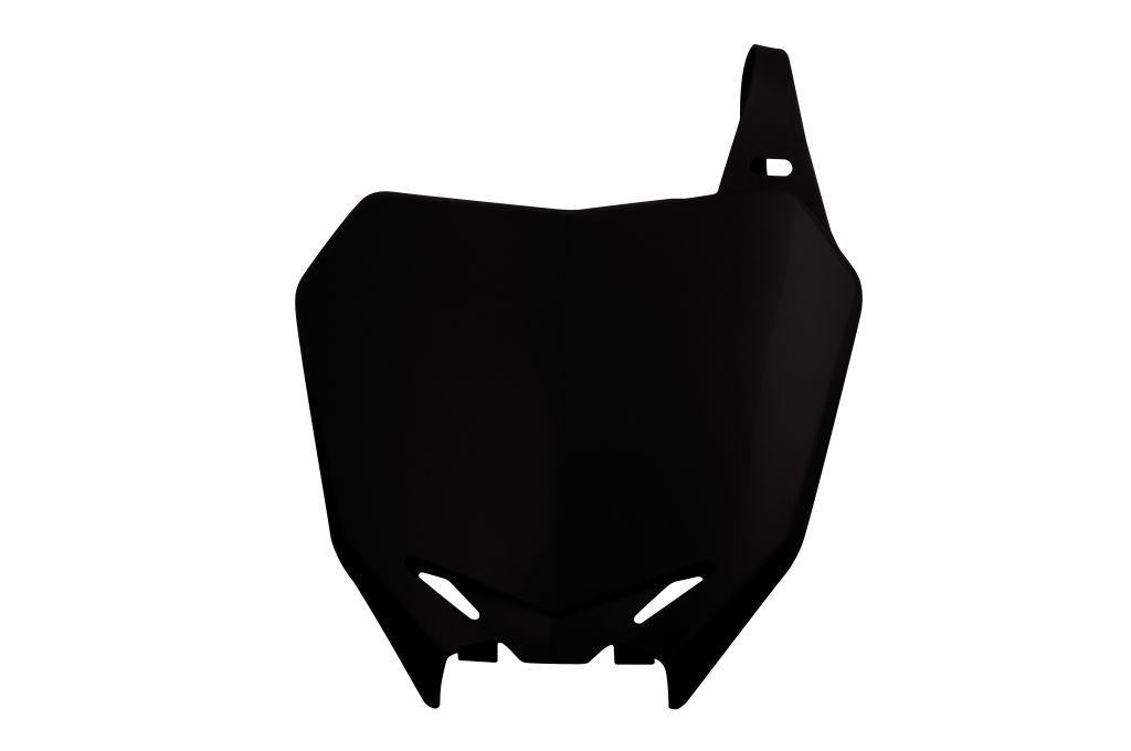 R-TECH BLACK FRONT PLATE SUZUKI RM-Z250 2010-2018, RM-Z450 2008-2017