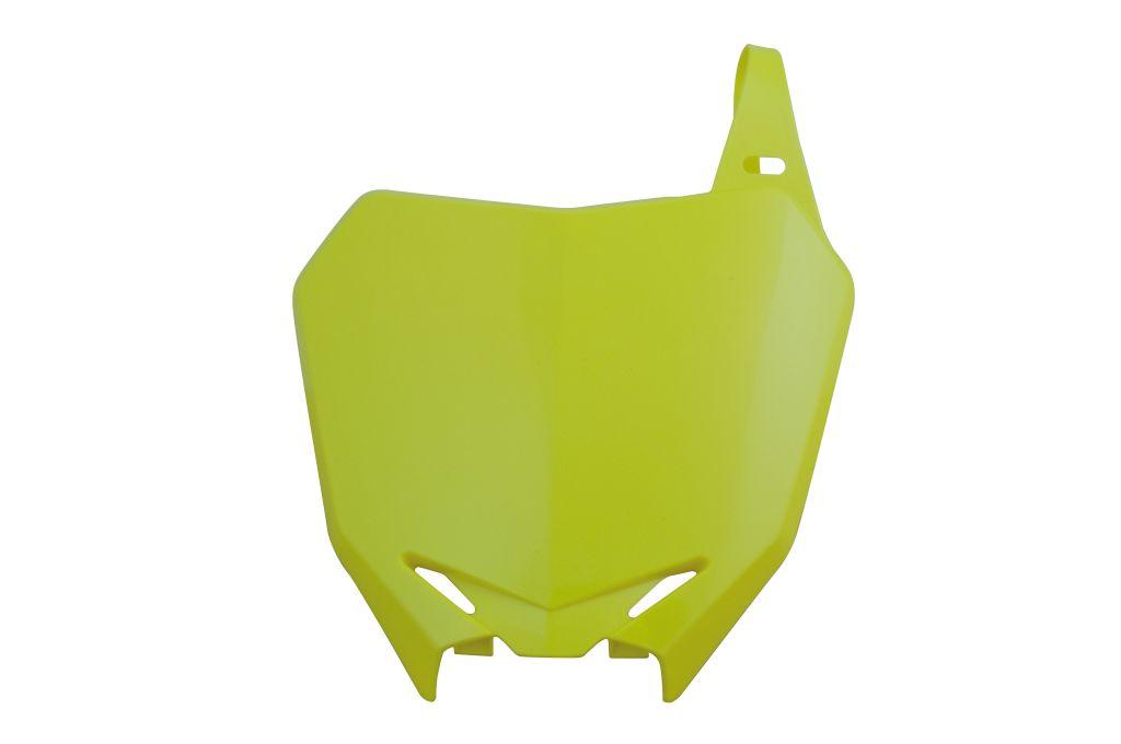 R-TECH NEON FRONT PLATE SUZUKI RM-Z250 2010-2018, RM-Z450 2008-2017