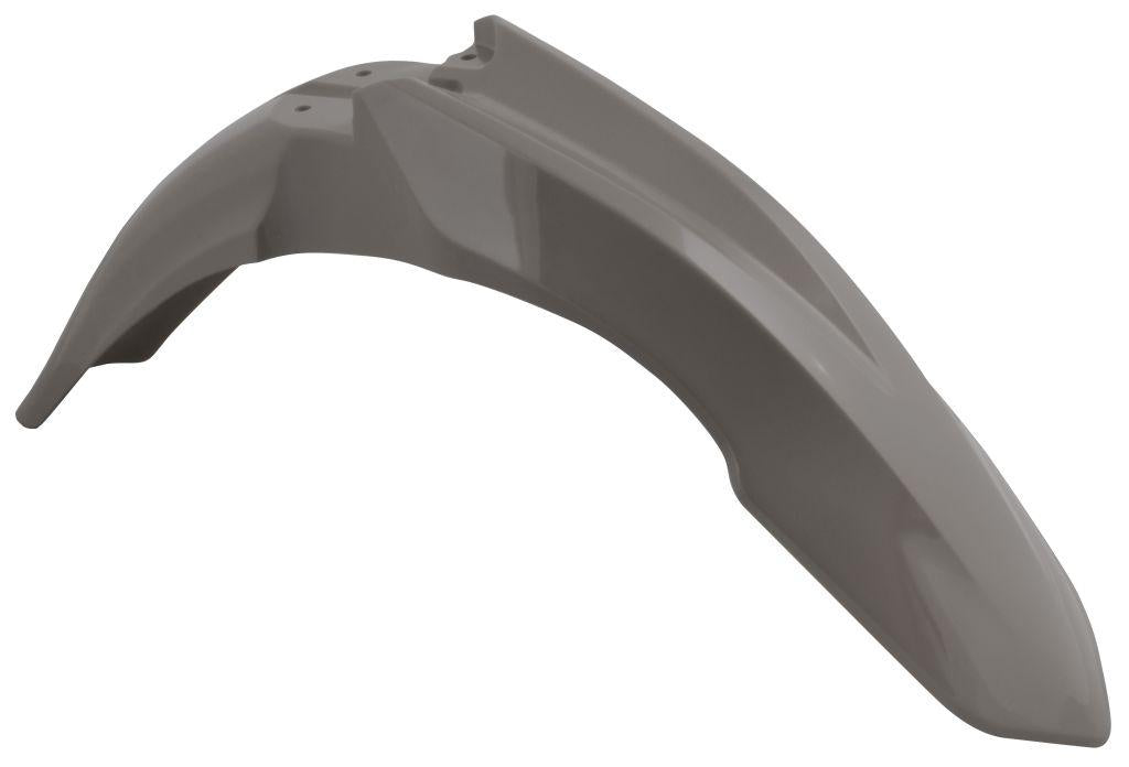 R-TECH SILVER FRONT FENDER HONDA CRF250R 2010-2013, CRF450R 2009-2012