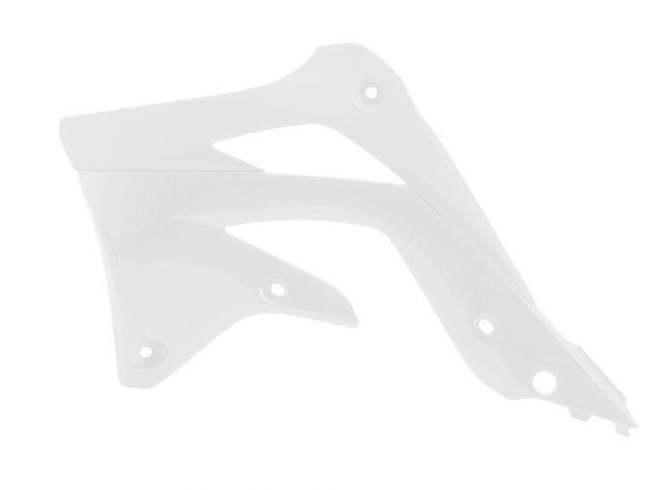 R-TECH WHITE RADIATOR SCOOPS KAWASAKI KX450F 2012-2015