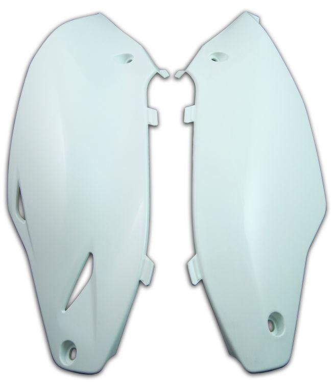 R-TECH WHITE SIDE PANELS KAWASAKI KX250F 2013-2016, KX450F 2012-2015