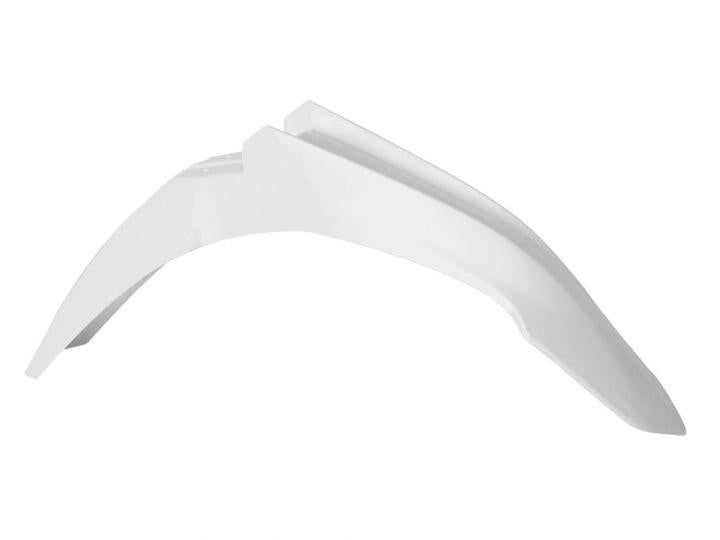 R-TECH WHITE FRONT FENDER HONDA CRF250R 2014-2017, CRF450R 2013-2016
