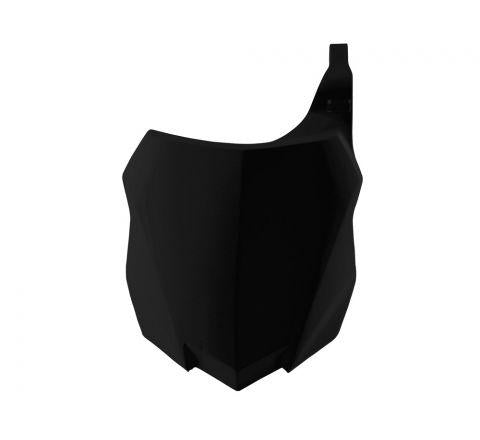 R-TECH BLACK FRONT PLATE KAWASAKI KX250F 2013-2016, KX450F 2013-2015