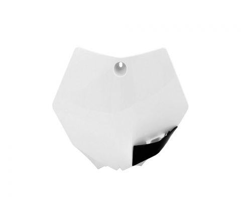 R-TECH WHITE FRONT PLATE KTM SX85 2013-2017