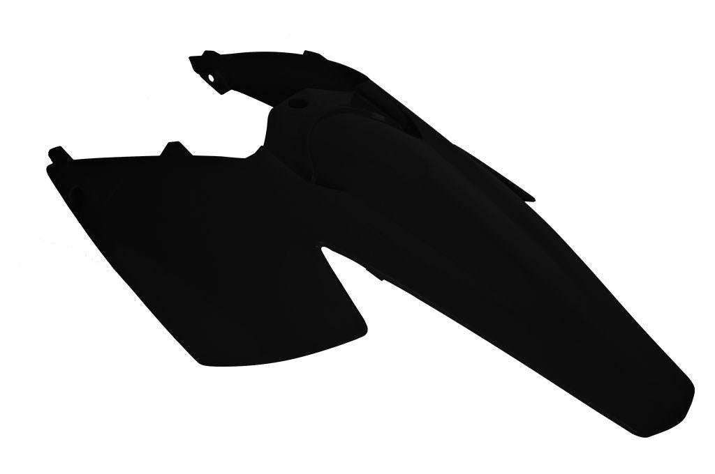 R-TECH BLACK REAR FENDER SIDE PANEL KTM SX/SX-F 125-525 04-06, EXC 125-525 04-07