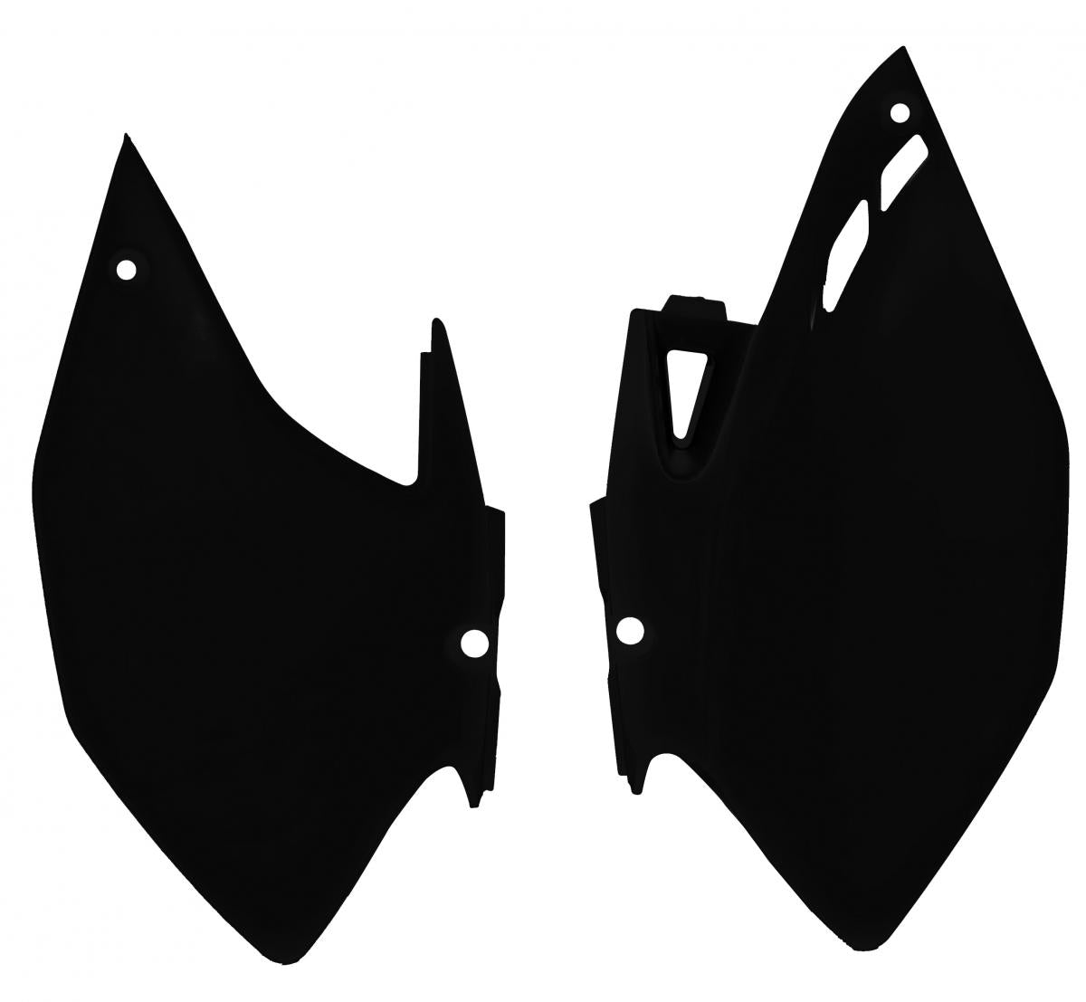 R-TECH BLACK SIDE PANELS YAMAHA WR250F 2007-2013, WR450F 2007-2011