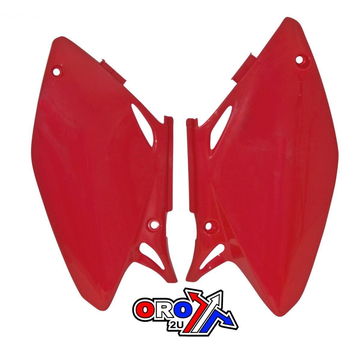R-TECH RED SIDE PANELS HONDA CRF450R 2002-2004