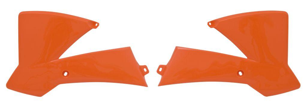 R-TECH ORANGE RADIATOR SCOOPS KTM SX65 2002-2008