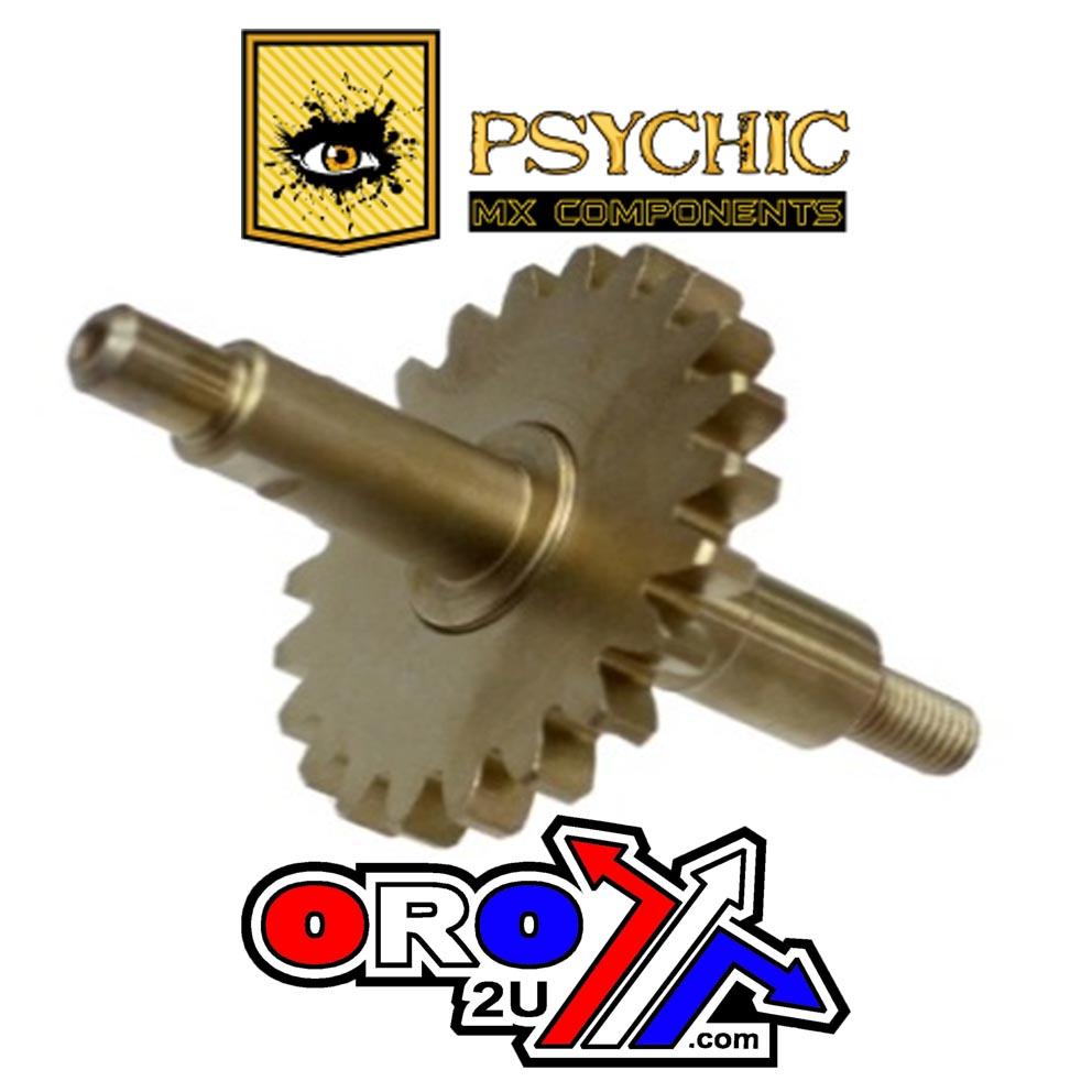 WATER PUMP SHAFT WITH GEAR, HONDA CRF250R 2004-2016