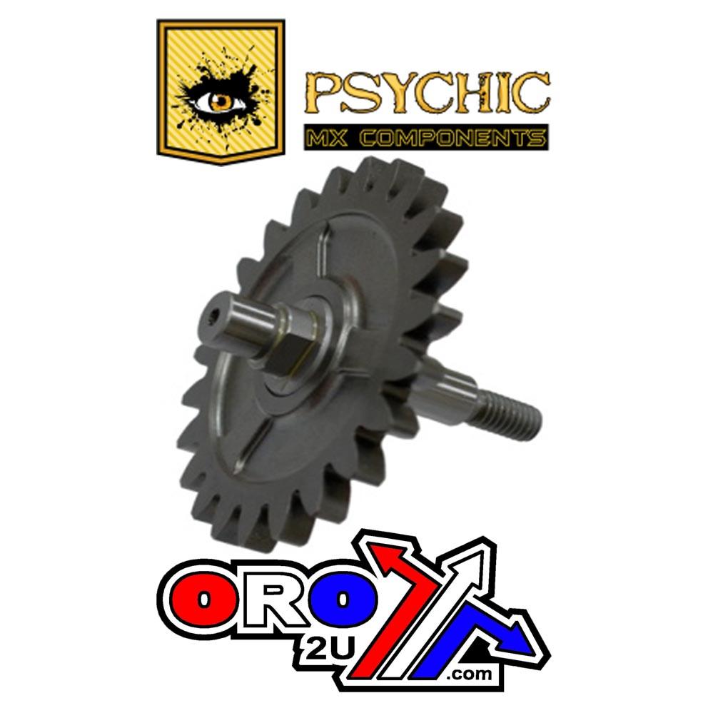 WATER PUMP SHAFT WITH GEAR , SUZUKI RM-Z 450 2005-2024, RMX450Z 2010-2019