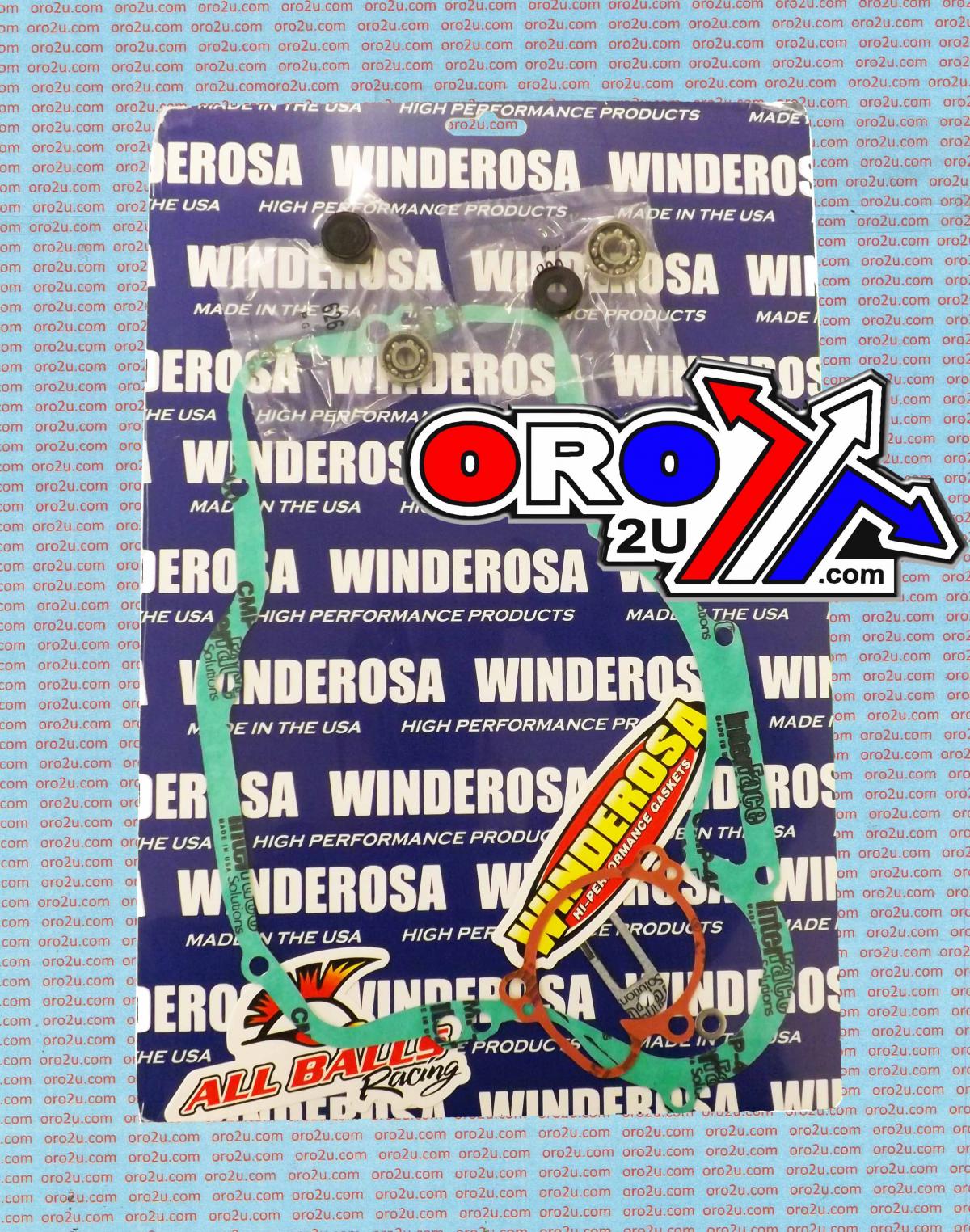 WINDEROSA WATER PUMP GASKET KIT KAWASAKI KX250 1999-2004, With Bearing
