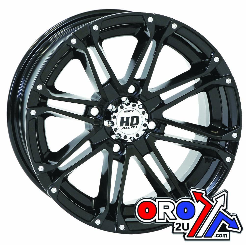 ALU RIM STI 12x7 4/137 BLACK, 12HD317 WHEEL OFFSET 5+2