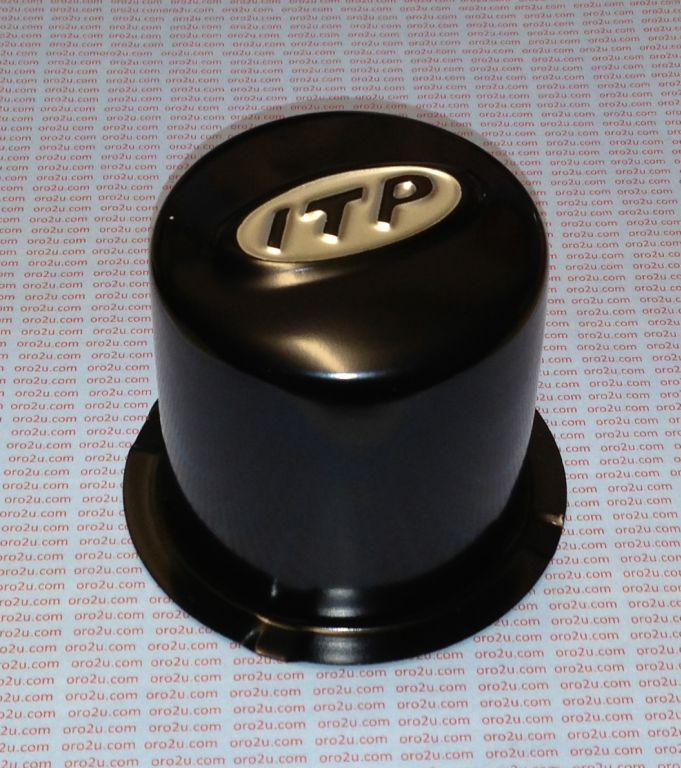 ITP BLACK STEEL HUB CAP 4/110