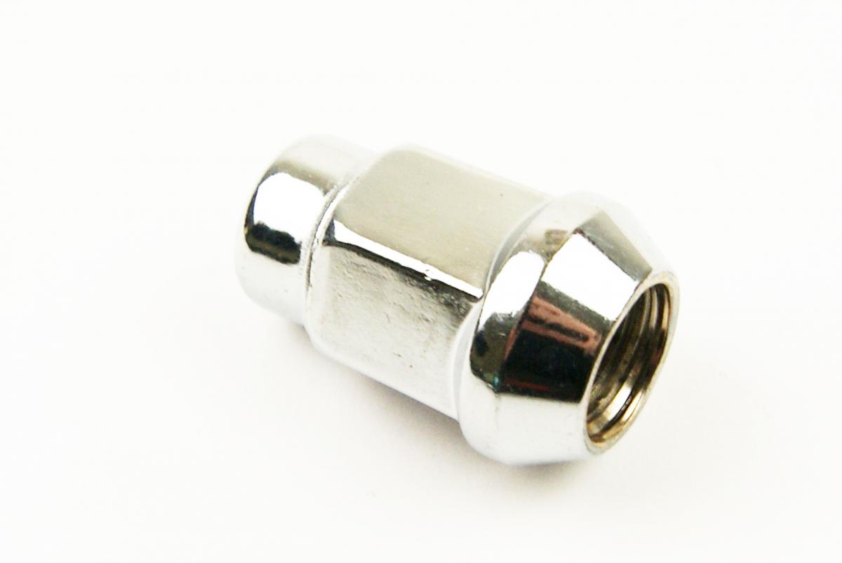 BEVELED CHROME WHEEL NUT 1/2" 20TPI