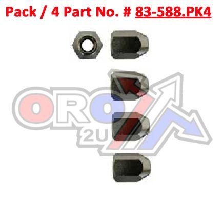 POLARIS WHEEL NUT 3/8 x 24, PK/4