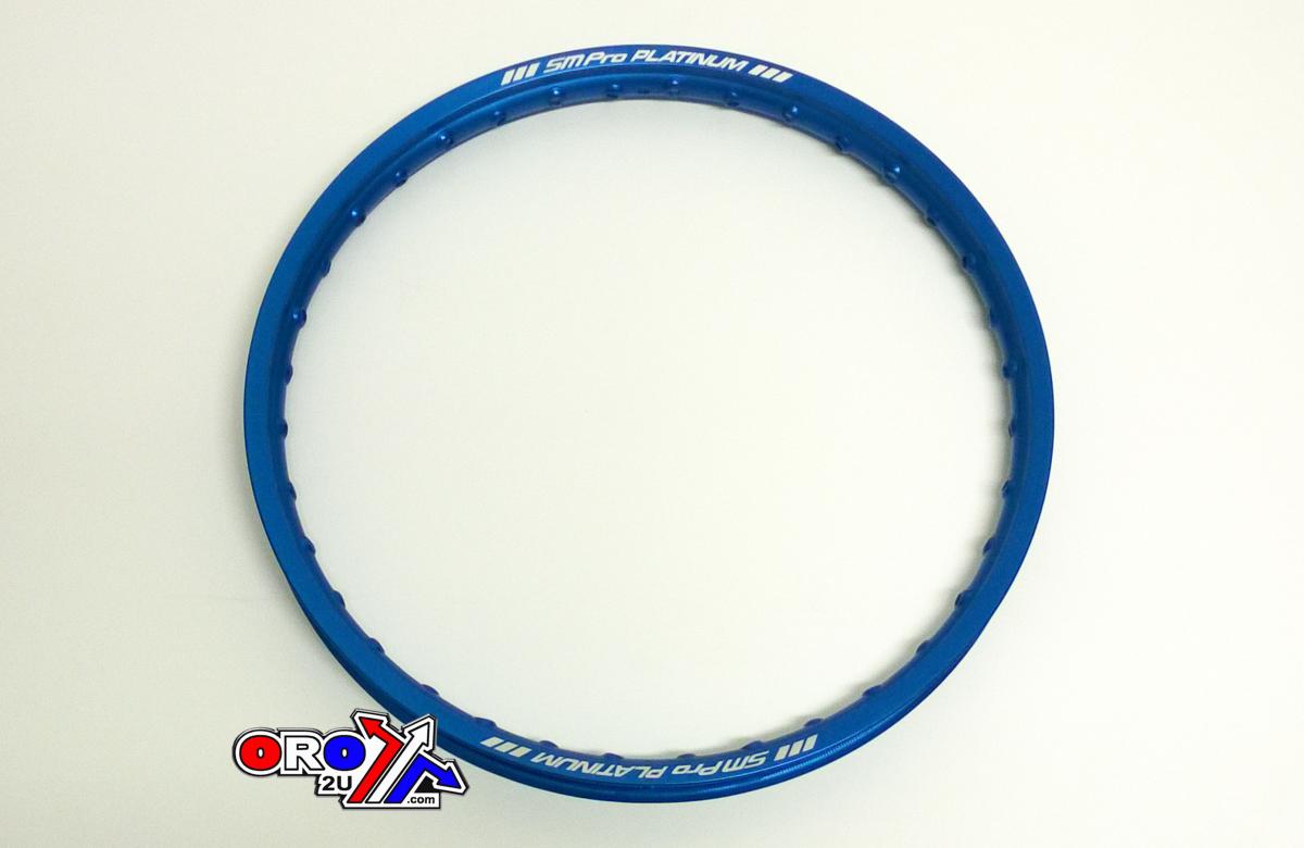 SM PRO PLATINUM RIM MATT BLUE 160-21, 36 SPOKE HOLE