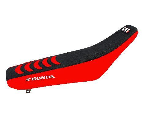 BLACKBIRD RED/BLACK DOUBLE GRIP3 SEAT COVER HONDA CR125/250 02-07, CRF450R 02-04