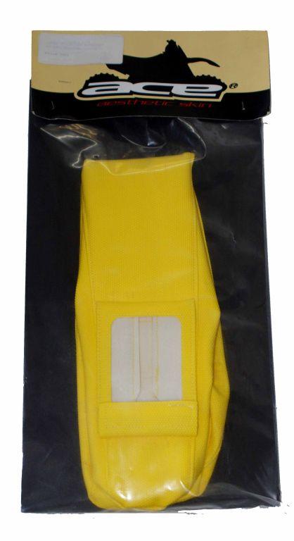 YELLOW SEAT COVER WITH POCKET YAMAHA YZ125/250 02-20, WR250F 16-21