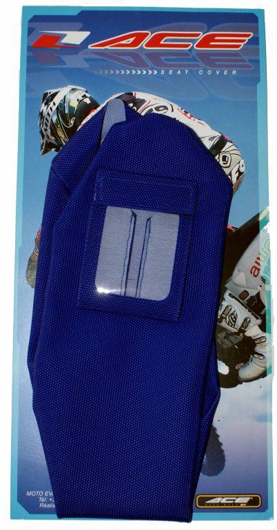 BLUE SEAT COVER WITH POCKET YAMAHA YZ-F 250 01-02, 400 98-02, 426 00-02