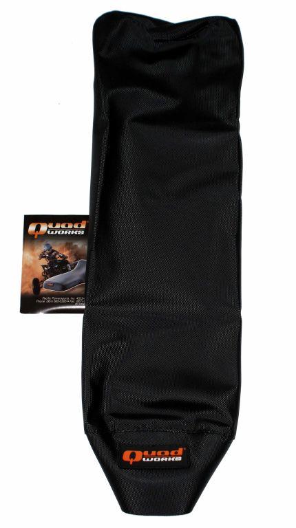 QUADWORKS BLACK GRIPPER SEAT COVER HONDA TRX300EX 1993-2007