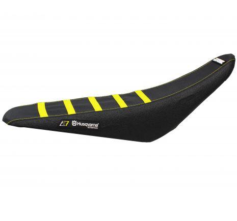BLACKBIRD ZEBRA BLACK/YELLOW SEAT COVER HUSQVARNA TE/FE 14-16, FC/TC 14-15