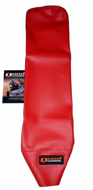 QUADWORKS RED SEAT COVER HONDA TRX250R 1986-1989