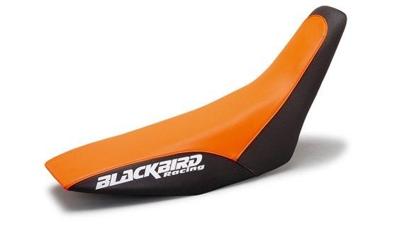 BLACKBIRD GRIP BLACK/ORANGE SEAT COVER KTM SX-F 250-505 1993-1999