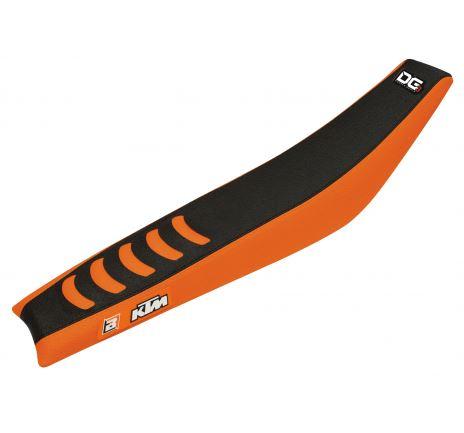 BLACKBIRD DOUBLE GRIP 3 BLK/ORG SEAT COVER KTM SX85 2004-2012